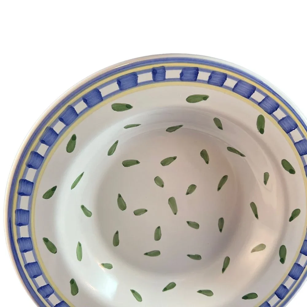 Williams Sonoma Tournesol Soup Pasta Bowl Hand Painted Italy
